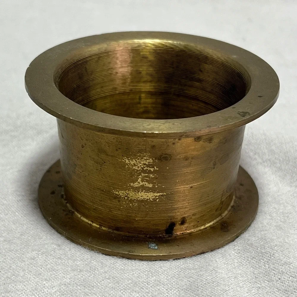 Vintage Brass Mortar and Pestle Gold Brass Vintage Apothecary Kitchen Decor